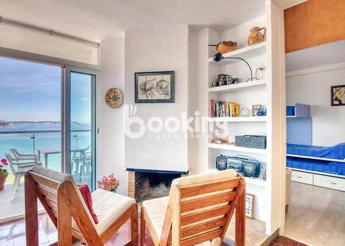 アパート Sicamar Per 5 Persones A Primera Linia De Mar Amb Placa D'aparcament